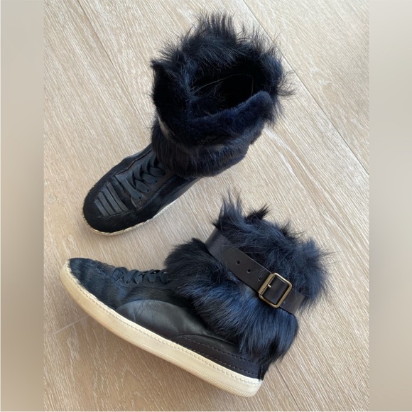 Alexander McQueen & Puma collaboration! Black leather sneakers, Size 38! - Picture 2 of 10